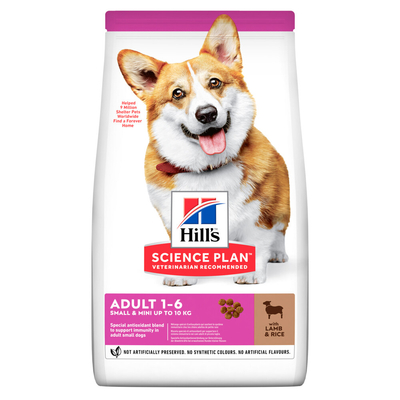 Hill's Science Plan Hond Adult Small&Mini Lam&Rijst 1,5kg - hondenbrokken