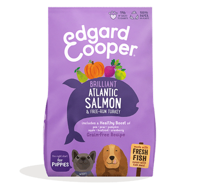 Edgard & Cooper Puppy zalm & Kalkoen 2,5kg - hondenbrokken