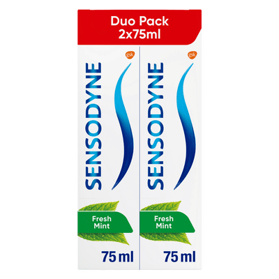 Sensodyne Fresh Mint Tandpasta Voor Gevoelige Tanden 2x 75 ML