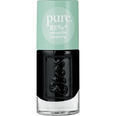 Etos Pure Nail Polish Black Is Black 5 ML