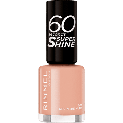 Rimmel London 60 Seconds SuperShine nagellak 708 Kiss in the Nude