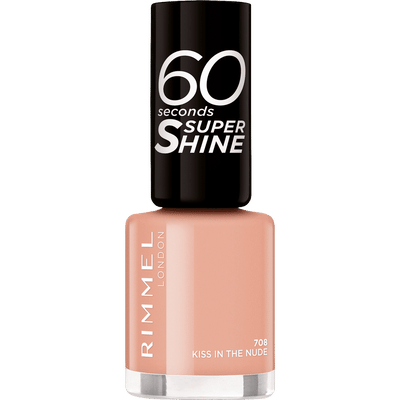 Rimmel 60 Seconds Super Shine Nagellak - 708 Kiss In The Nude