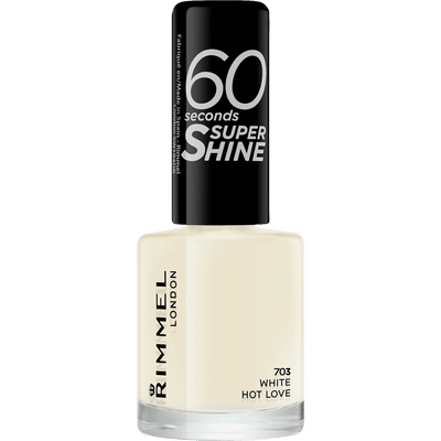Rimmel London 60 Seconds Super Shine Nagellak - 703 White Hot Love