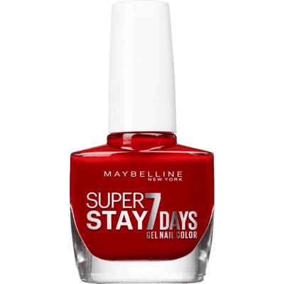 Maybelline New York SuperStay 7 Days parelmoer nagellak - 06 Deep Red