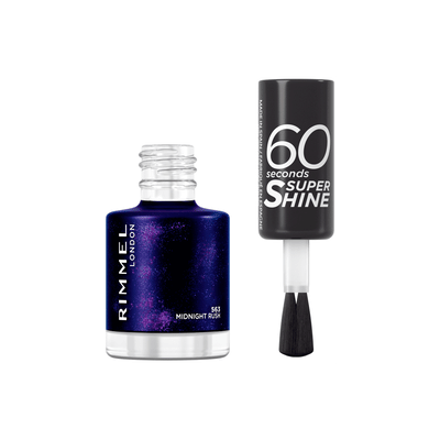 Rimmel 60 Seconds Super Shine Nagellak - 563 Midnight Rush