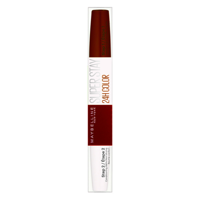 3x Maybelline SuperStay 24H Liquid Lipstick 585 Burgundy