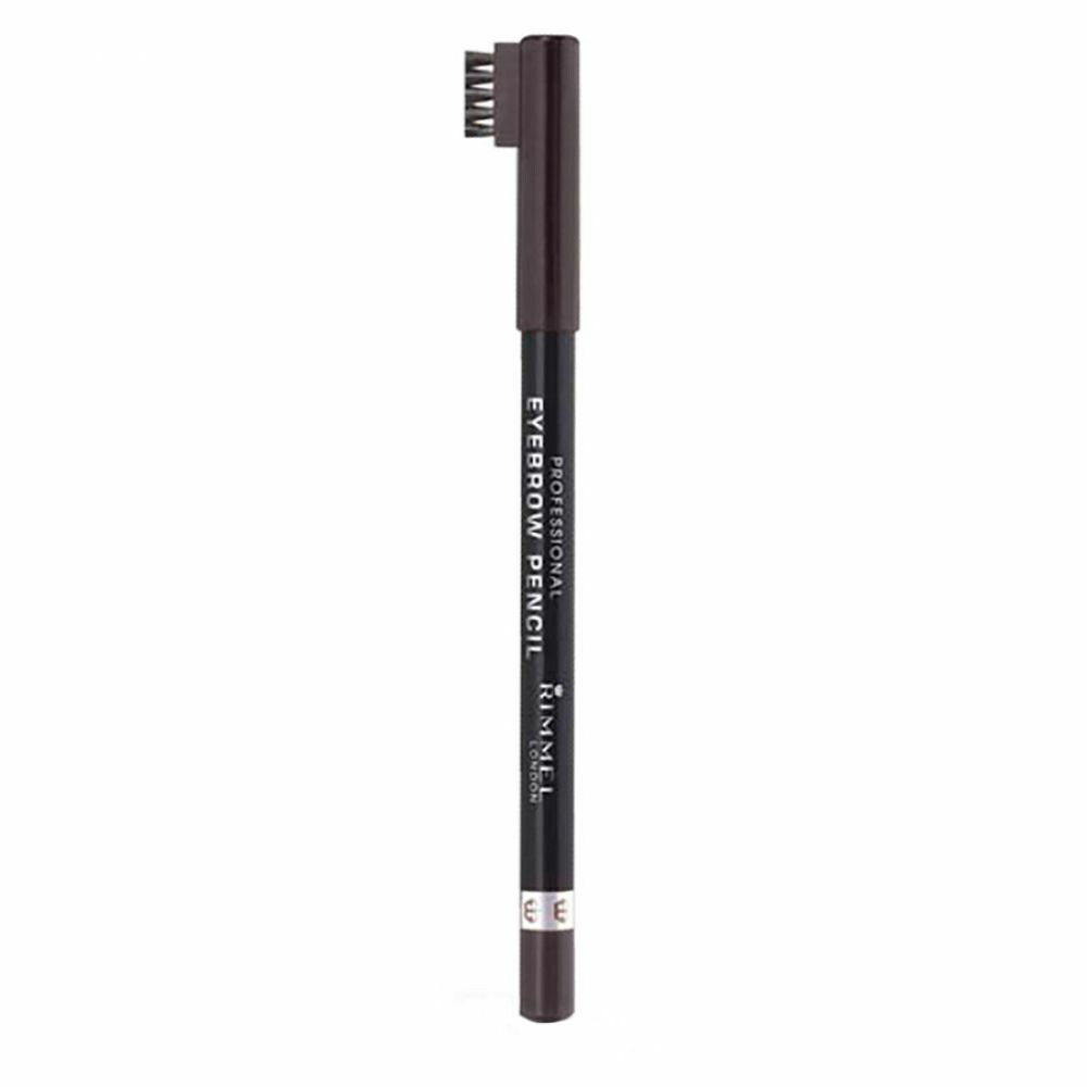 3x Rimmel Professional Eyebrow Pencil 001 Dark Brown