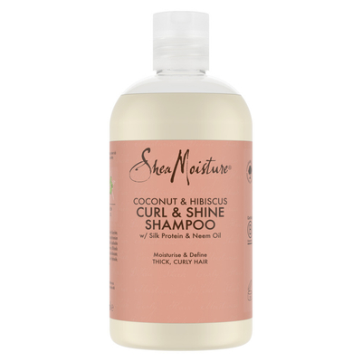 6x Shea Moisture Coconut&Hibiscus Curl&Shine Shampoo 384 ml