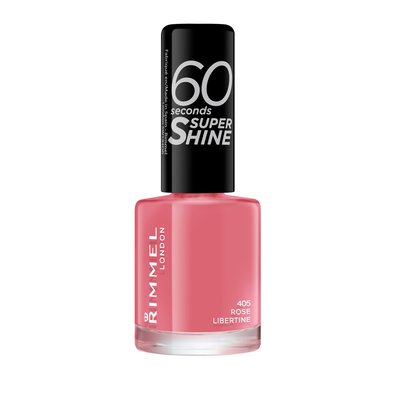 3x Rimmel Nagellak 60 Seconds SuperShine 405 Rose Libertine 8 ml