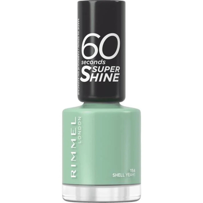 3x Rimmel London 60 Seconds SuperShine Nagellak 154 Shell Yeah! 8 ml
