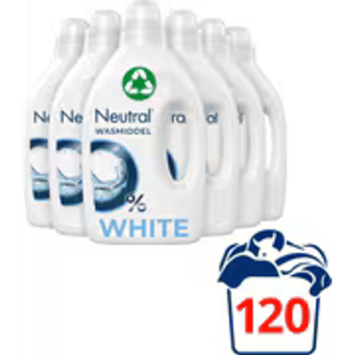 Neutral  wasmiddel witte was - 120 wasbeurten