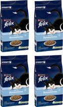 Felix Senior Sensations - Kattenvoer Droogvoer - Kip Kalkoen Groenten - 4 x 4 kg kattenbrokken