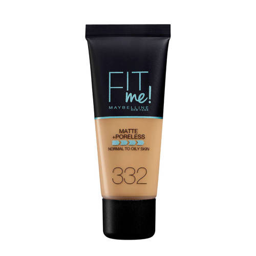 Maybelline New York Fit Me! Matte + Poreless liquid foundation - 332 Golden Caramel