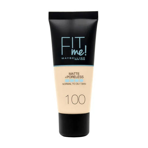 Maybelline New York Fit Me! Matte + Poreless liquid foundation - 100 Warm Ivory