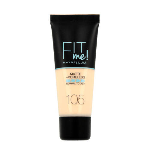 Maybelline New York Fit Me! Matte + Poreless liquid foundation - 105 Natural Ivory