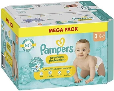 Pampers Premium Protection  luiers maat 3 - 114 stuks