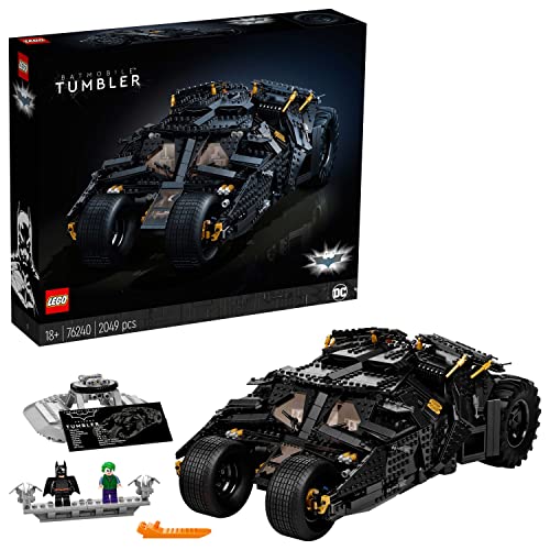 LEGO 76240 DC Batmobile Tumbler Bouwset Voor Volwassenen, Verzamelbaar Displaymodel Cadeau-Idee