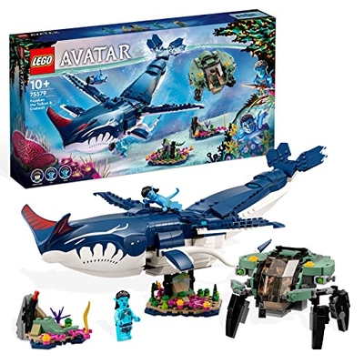 LEGO 75579 Avatar Payakan the Tulkun & Crabsuit Constructie Speelgoed, The Way of Water Film Onderwater Zee Set met Figuur van een Walvisachtig Wezen