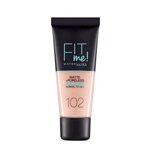 Maybelline New York Fit Me! Matte + Poreless liquid foundation - 102 Fair