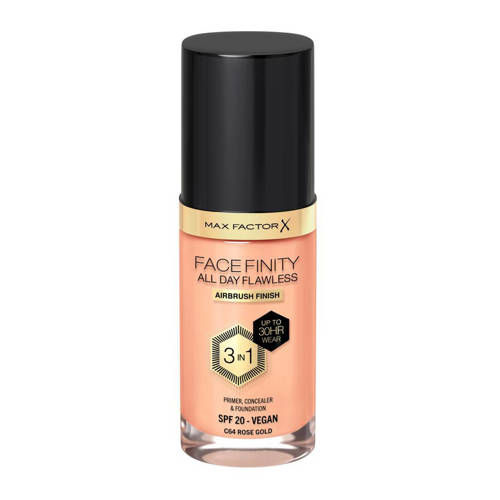 Max Factor Facefinity 3-In-1 D-5 Free foundation - C64 Rose Gold
