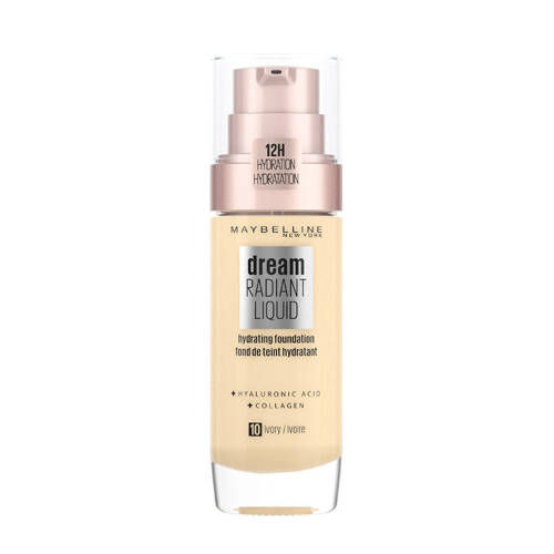 Maybelline New York Dream Radiant Liquid Foundation - 10 Porcelain Ivory