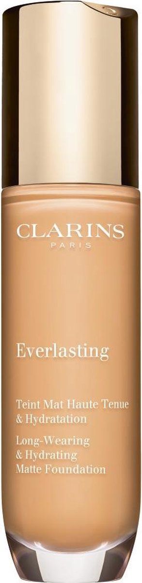 Clarins Everlasting Long-Wearing & Hydrating Matte Foundation - Long-Lasting Moisturizing Makeup With Matte Effect 30 Ml 110.5W