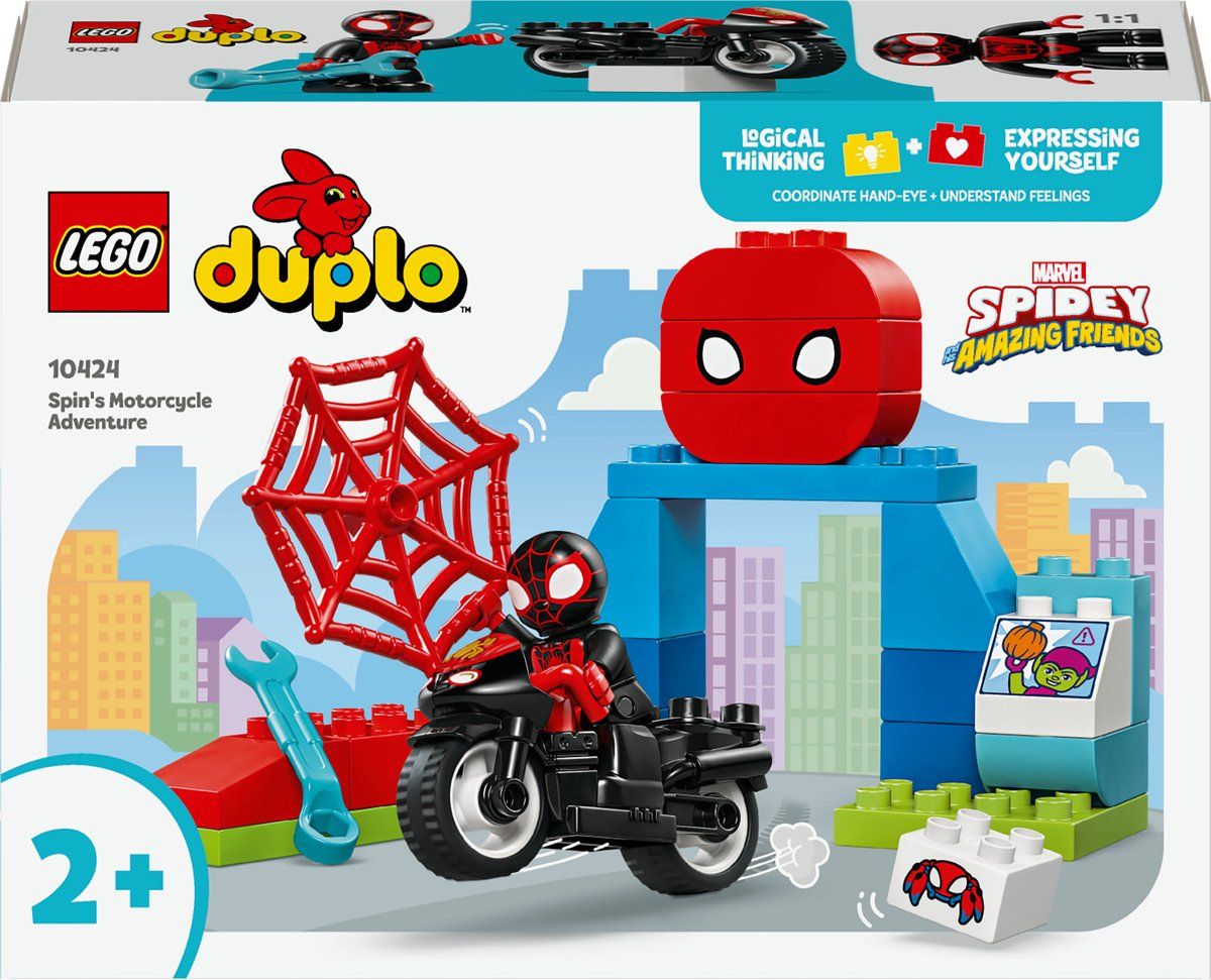 LEGO Duplo De motoravonturen van Spin 10424