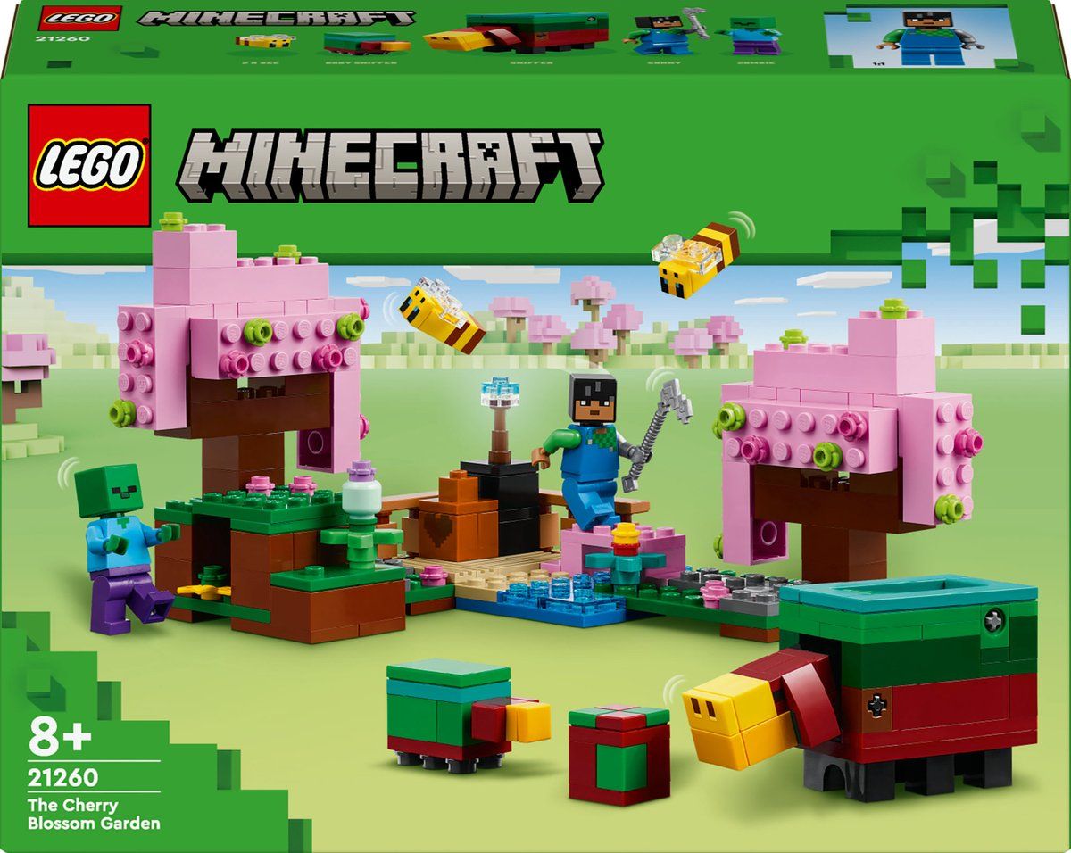 LEGO Minecraft De kersenbloesemtuin 21260