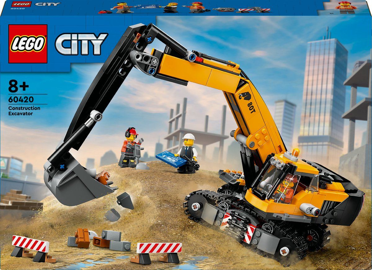 LEGO City Gele graafmachine 60420