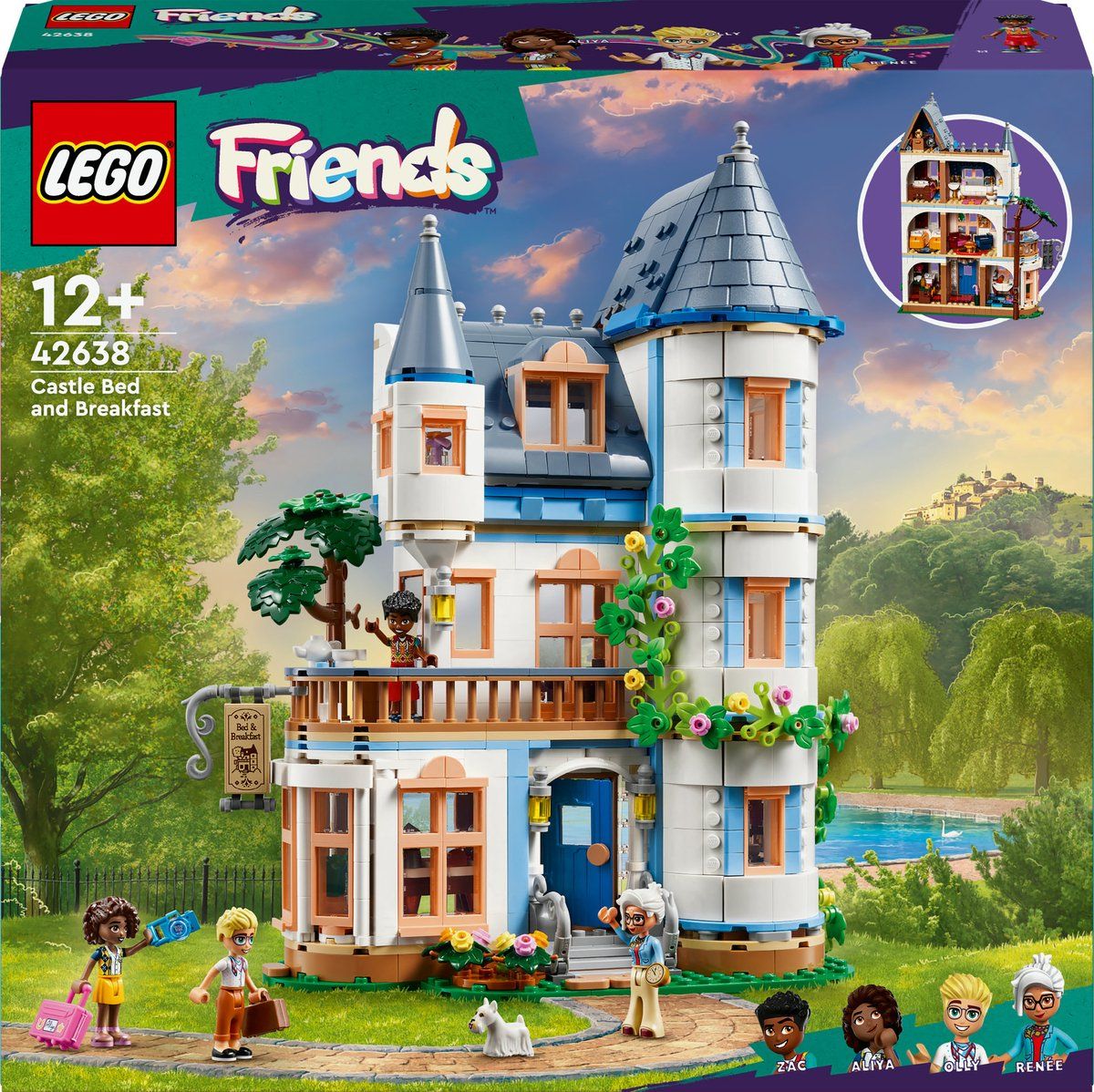 LEGO Friends Bed and breakfast in kasteel 42638