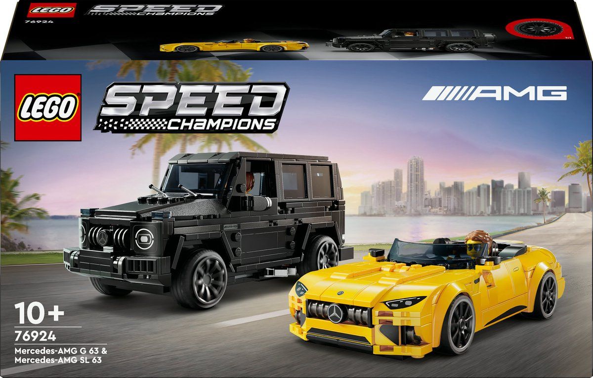 LEGO Speed Champions Mercedes-AMG G 63 en Mercedes-AMG SL 63 76924