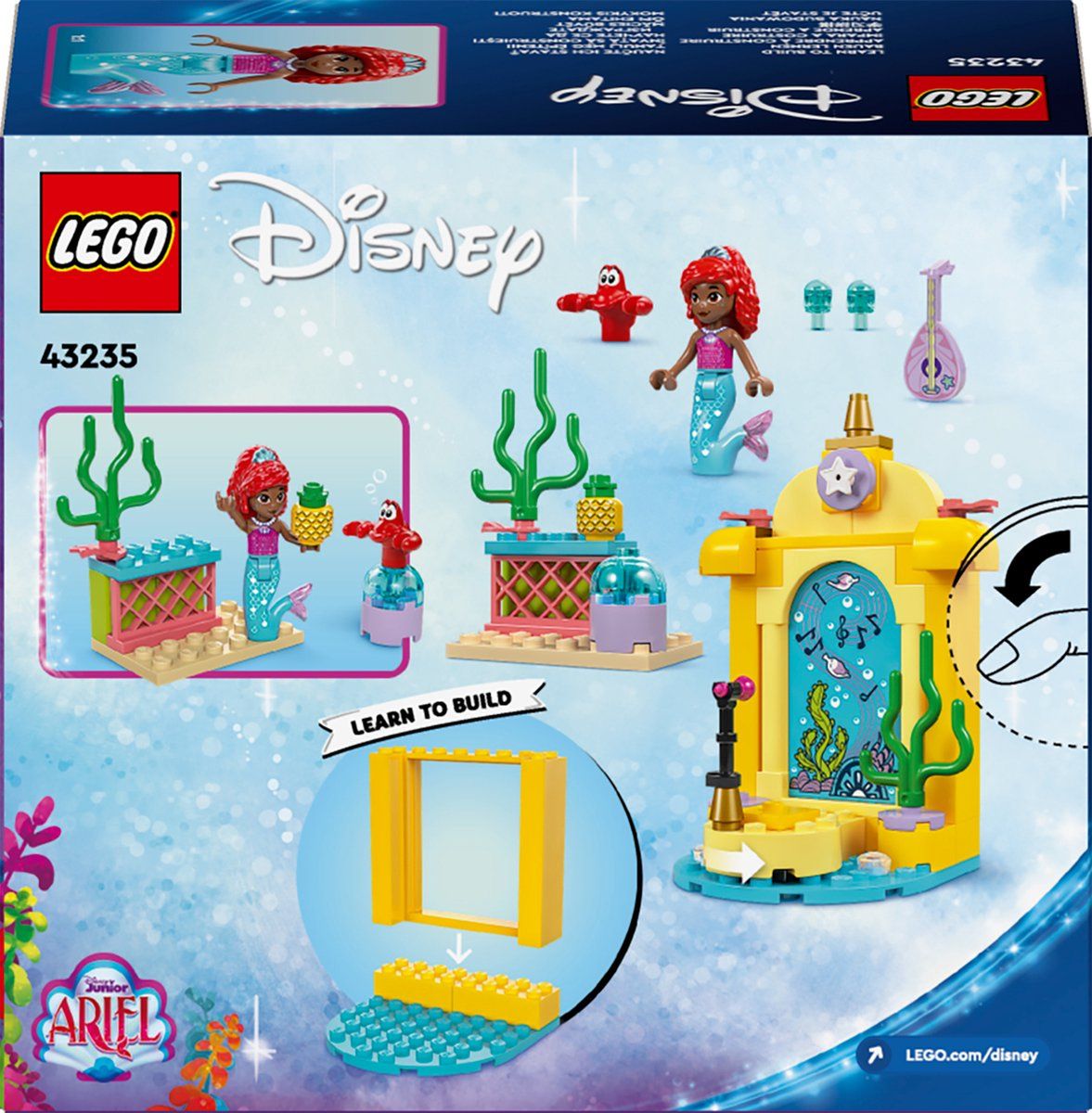 LEGO Disney Princess Ariëls muziekpodium 43235