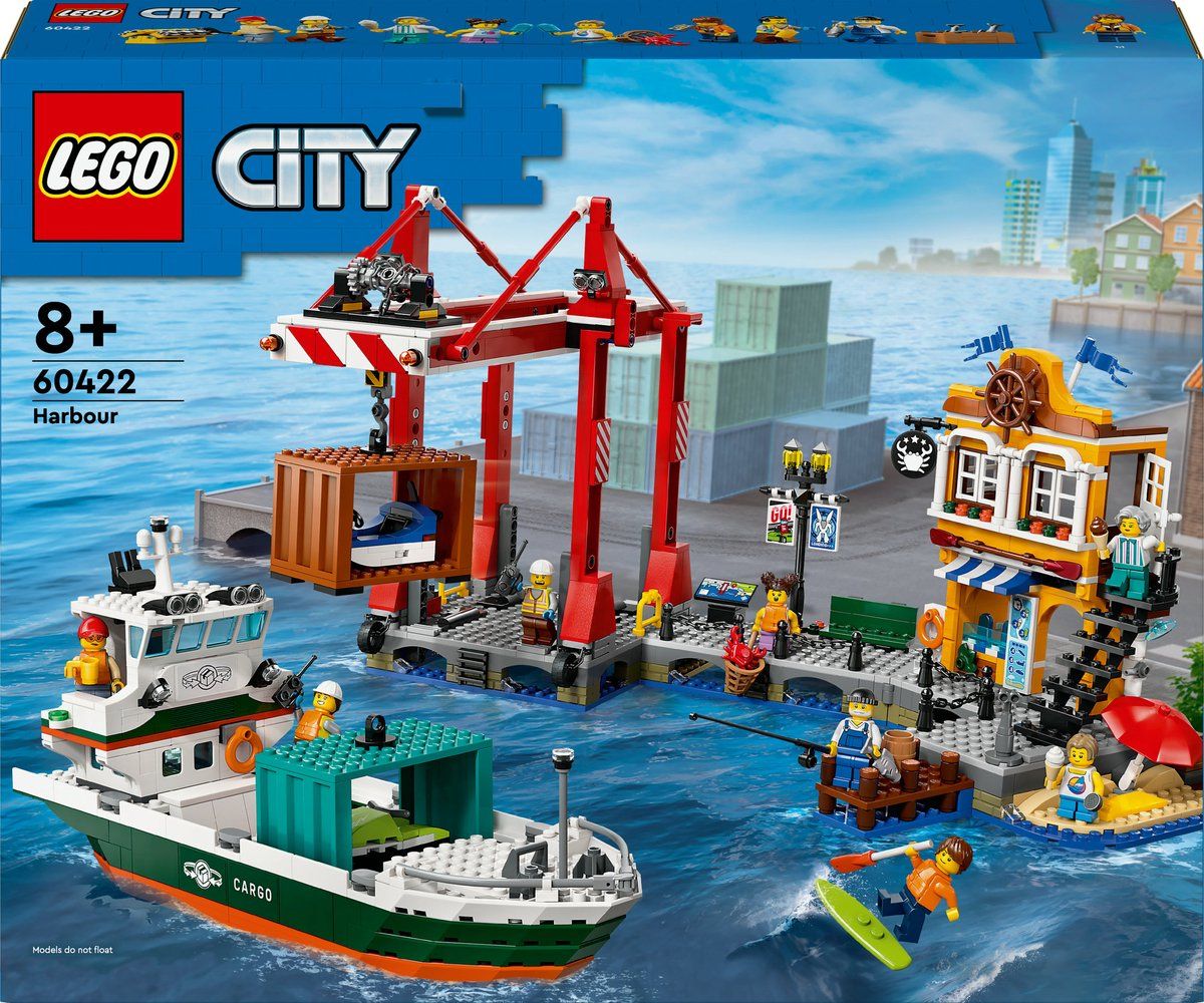 LEGO City Haven met vrachtschip 60422