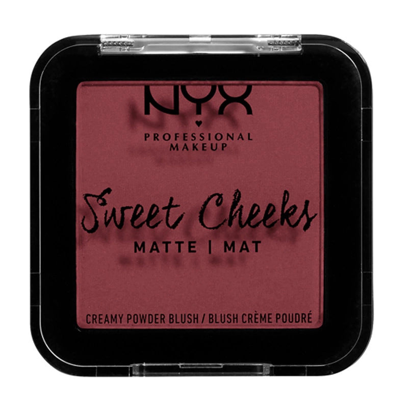 NYX Professional Makeup Sweet Cheeks Creamy Powder Blush Matte Bang Bang