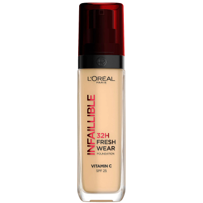 L’Oréal Paris Infaillible 32H Fresh Wear Foundation - 125 Natural Rose - Langhoudende Foundation met SPF