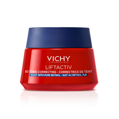 Vichy Liftactiv B3 Teint Egaliserende Nachtcrème - Voor elk huidtype - Verrijkt met pure Retinol en Niacinamide - 50ml