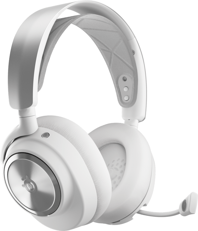 SteelSeries Arctis Nova Pro Wireless P White - Draadloze Gaming Headset - Wit - PlayStation 5