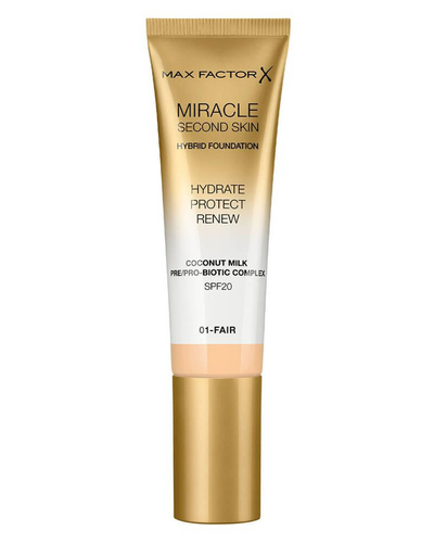 Max Factor Miracle Second Skin Foundation - 01 Fair