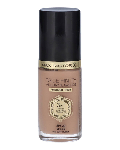 Max Factor Face Finity All Day Flawless 3-in-1 Foundation - N77 Soft Honey 30 ml