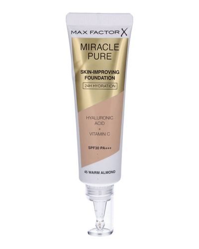 Max Factor Miracle Pure Skin Improving Foundation  045 Warm Almond