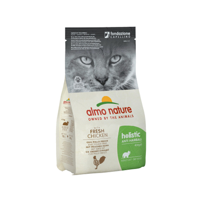 Almo Nature Kat Holistic Droogvoer - Anti-Hairball - Zalm - 2 kg - kattenbrokken