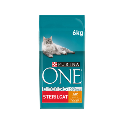 Purina One Sterilcat - Kip en Tarwe - 6 kg - kattenbrokken