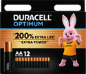Duracell AA Optimum Alkaline 12 stuks AA batterijen