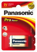 Panasonic Pro Power Alkaline 9v blok 9V batterijen - 1 batterij