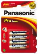 Panasonic Pro Power Alkaline AAA 4 stuks AAA batterijen
