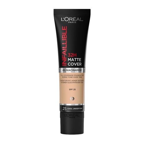 L'Oréal Paris Infaillible 32H Matte Cover Foundation 30 ml 25 Cool Undertone