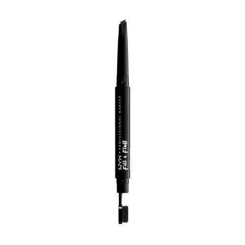 NYX Professional Makeup Fill & Fluff Eyebrow Pomade Pencil - Brunette - Wenkbrauw potlood - 0,2 gr