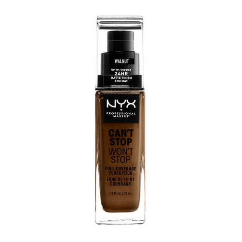 NYX Professional Makeup Can't Stop Won't Stop Full Coverage Foundation Walnut 30 ml