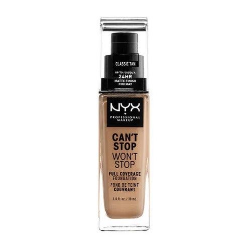 NYX Professional Makeup Can't Stop Won't Stop Full Coverage Foundation Classic Tan 30 ml