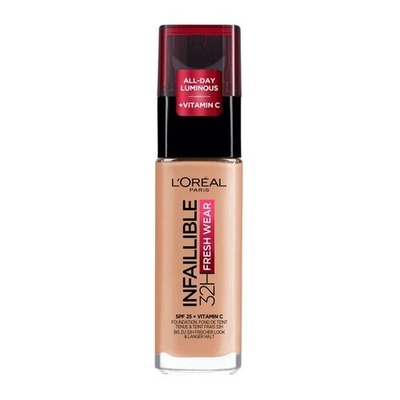 L’Oréal Paris Infaillible 32HR Fresh Wear Foundation - 235 - Langhoudende Foundation met SPF 25 en Vitamine C - 30ML